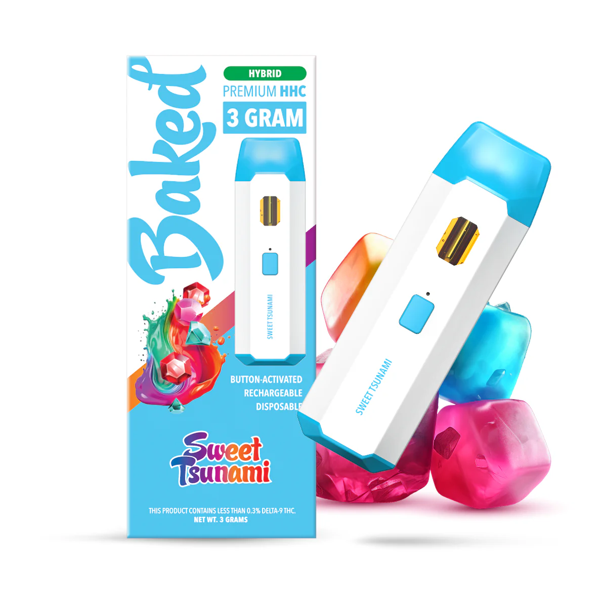 3 Gram HHC Vape Kalemi - Tatlı Tsunami | Hibrit